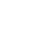 Abstract white graphic with diagonal lines arranged in a circular pattern on a black background.
